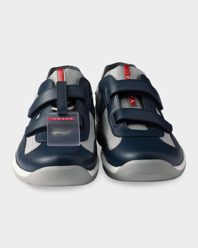 Men's America's Cup Original Patent Leather & Technical Fabric Sneakers