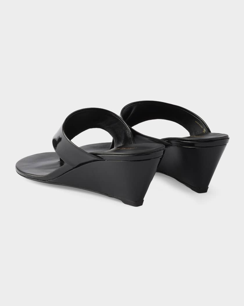 Prada Patent Leather Thong Sandals | Neiman Marcus