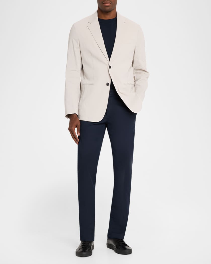 Theory Men's Organic Linen Single-Breasted Blazer | Neiman Marcus