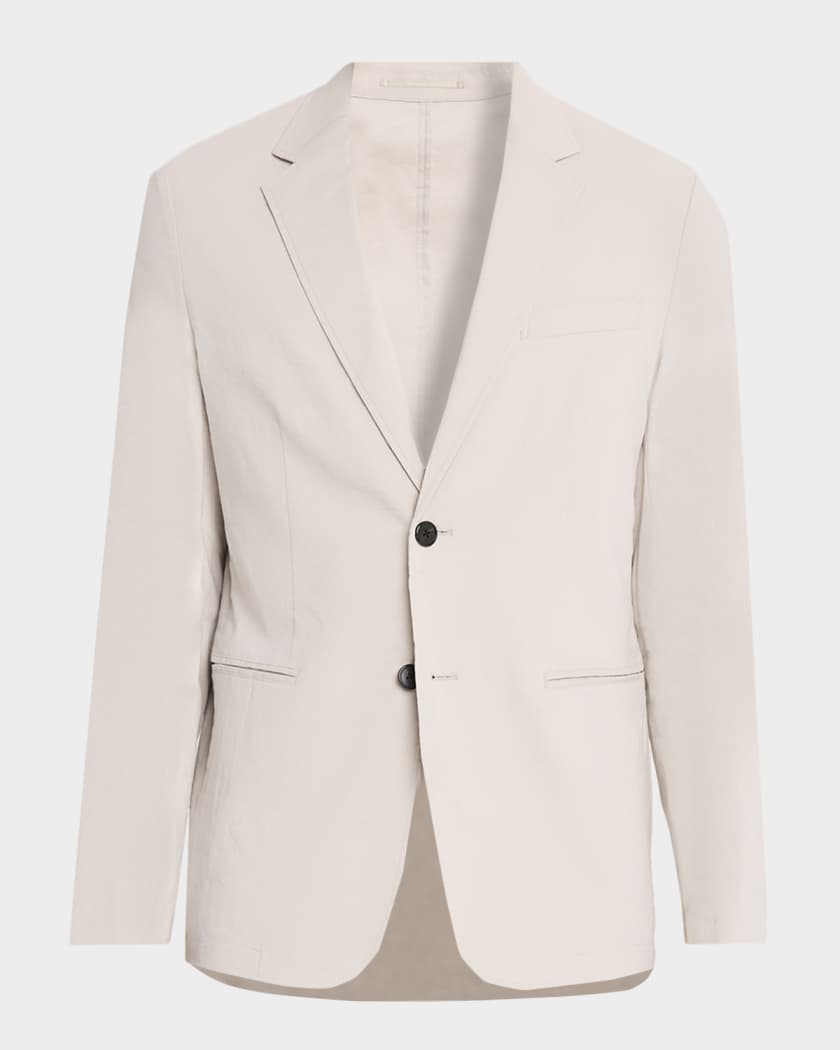 T/W Saxony Single Breasted Jacket　　Ｍ Theory Men's Organic Linen Single-Breasted Blazer | Neiman Marcus