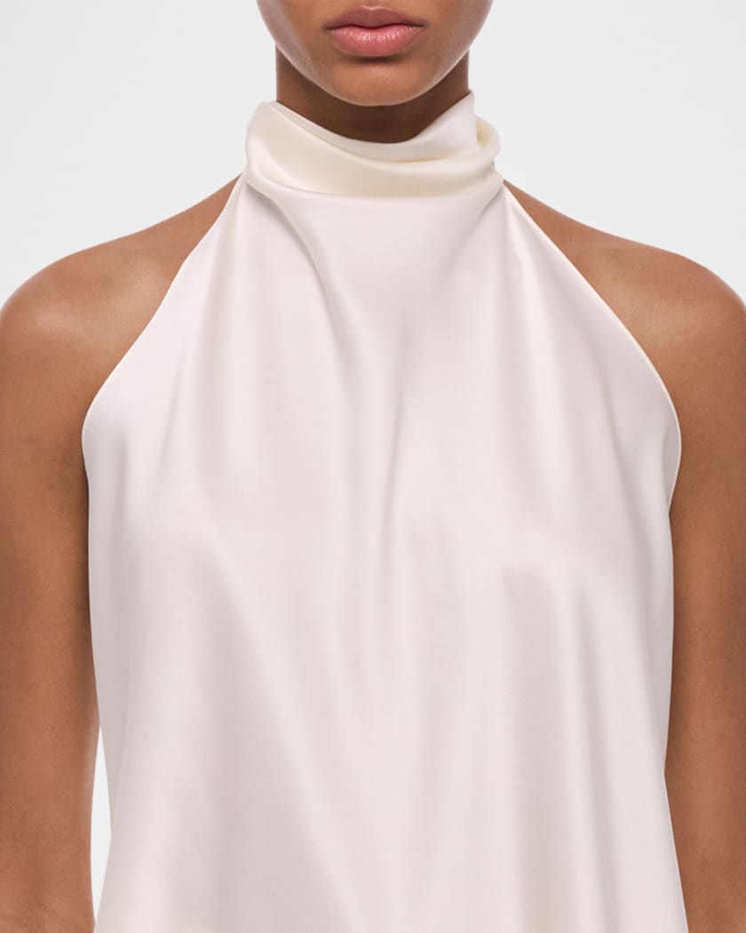 Helmut Lang Silk Tie Scarf Top | Neiman Marcus