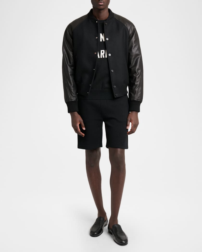 Givenchy Men's Leather Elasticized Loafers | Neiman Marcus