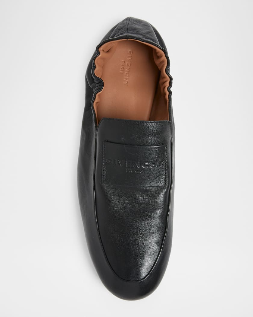 Givenchy Men's Leather Elasticized Loafers | Neiman Marcus