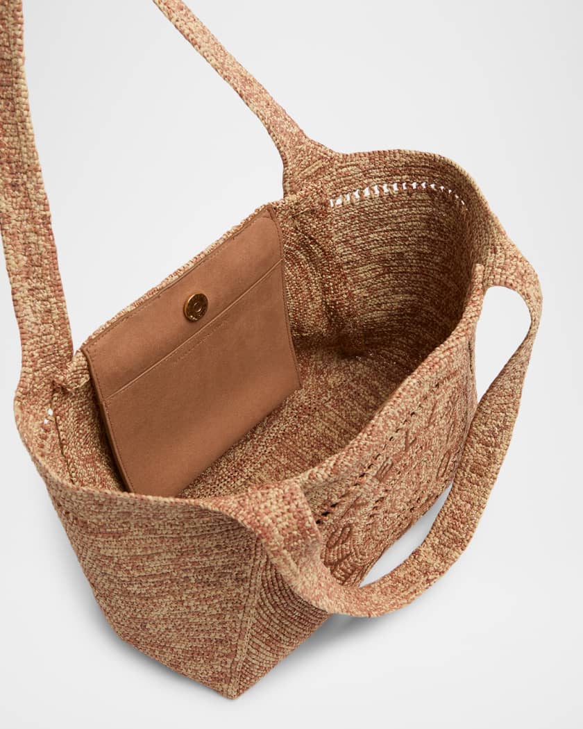 Stella McCartney High Summer Woven Raffia Tote Bag | Neiman Marcus