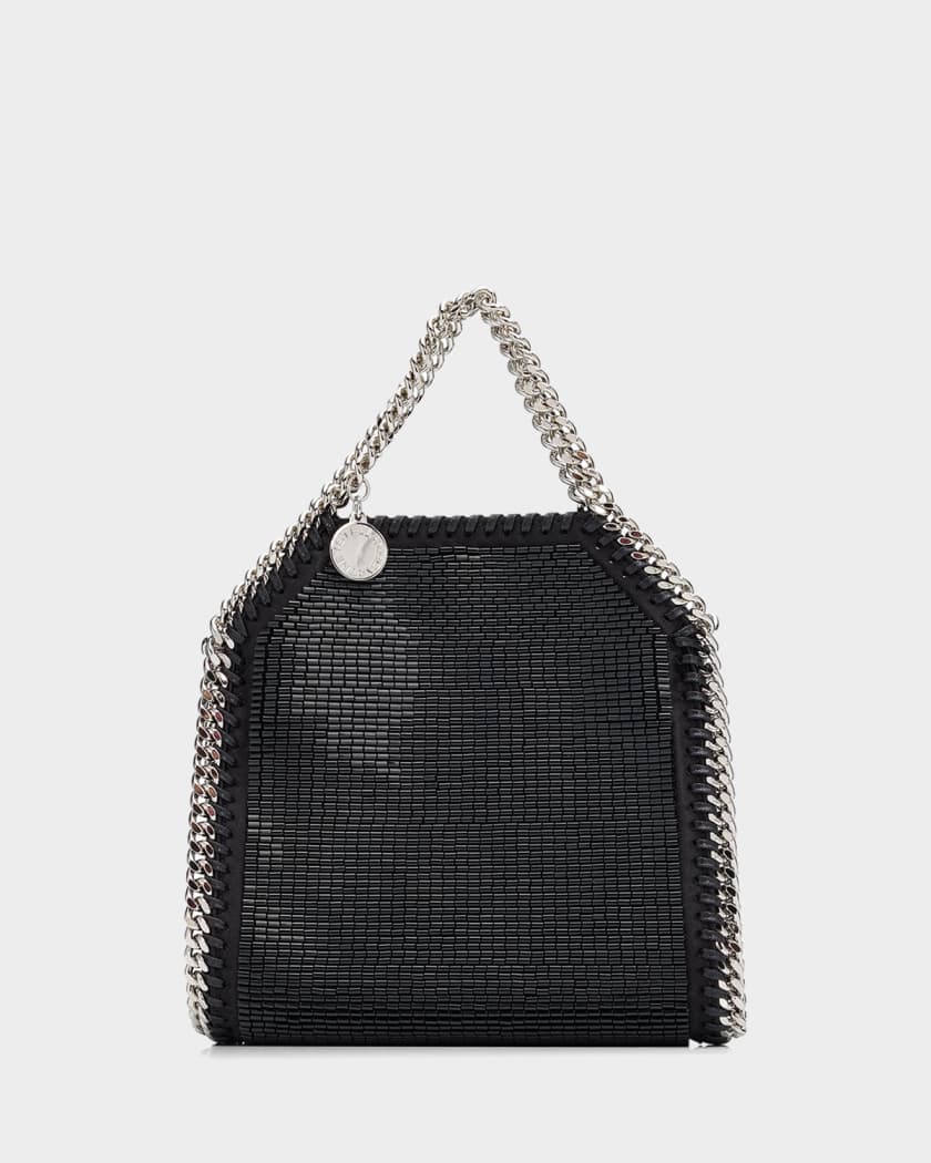 Stella McCartney Falabella Tiny Beaded Vegan Leather Crossbody Bag