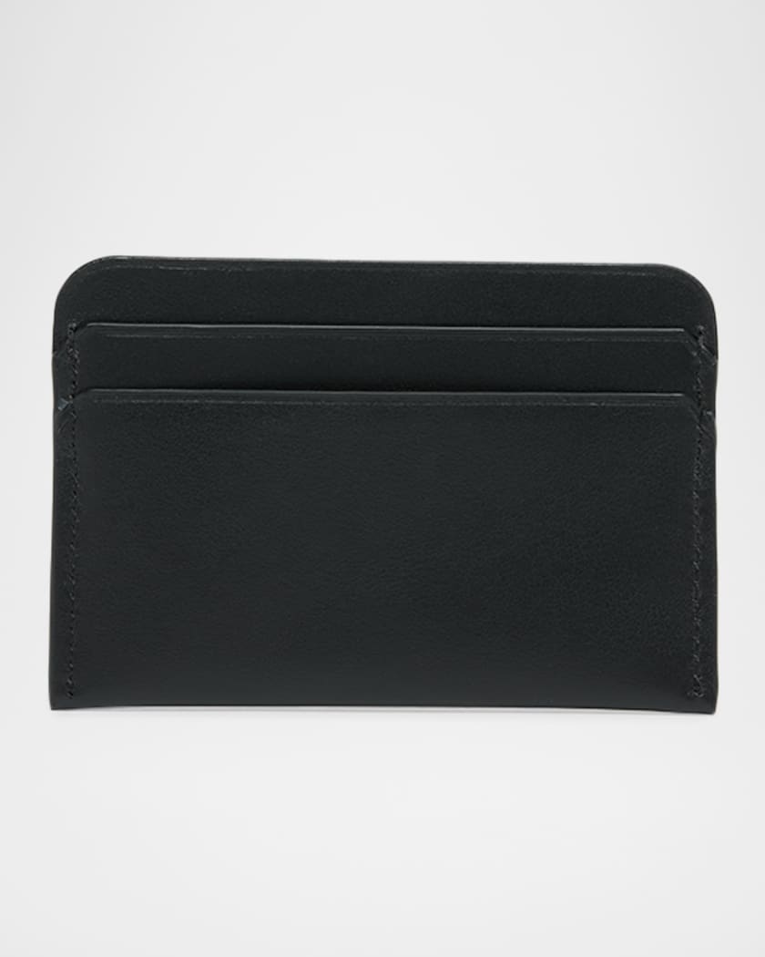 Christian Louboutin Men's Canopy Logo Leather Card Holder | Neiman