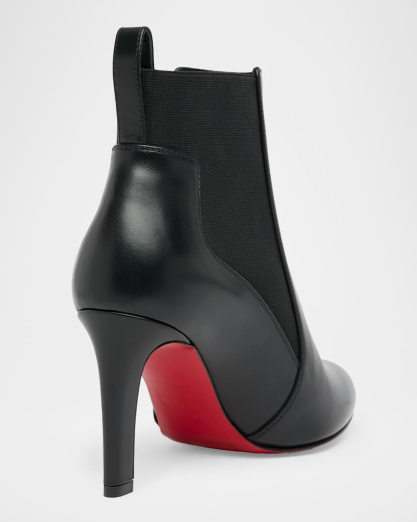 Christian Louboutin 85mm Fannylove Leather Chelsea Booties