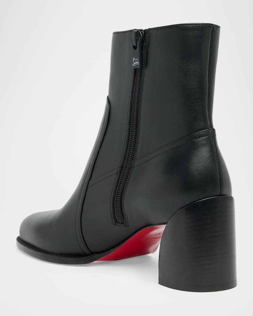 Christian Louboutin 55mm Ira Leather Ankle Boots | Neiman Marcus