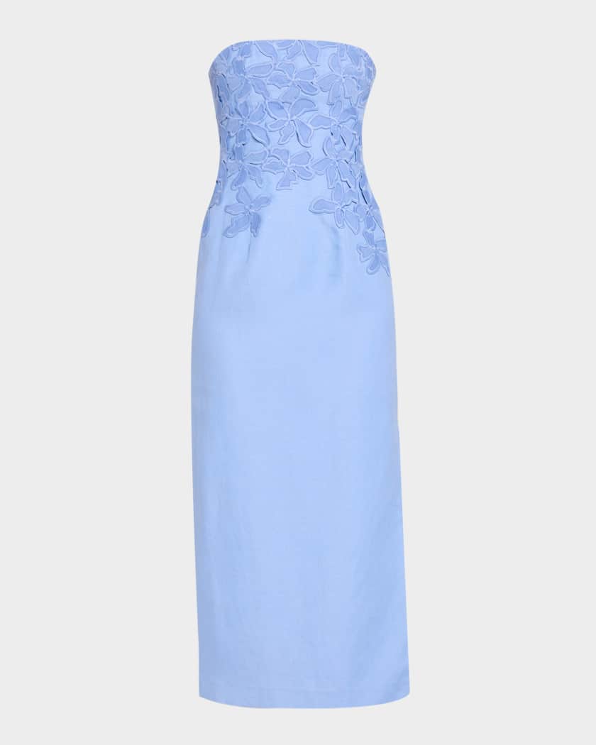 Significant Other Idette Strapless Midi Dress | Neiman Marcus