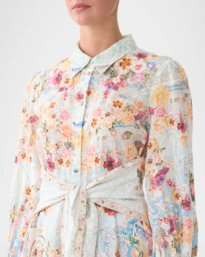 Camilla A Taste For Love Midi Shirtdress | Neiman Marcus