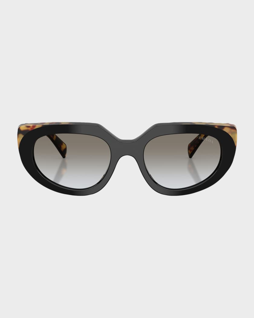 Prada PR D02SF 54MM Oval Sunglasses | Neiman Marcus