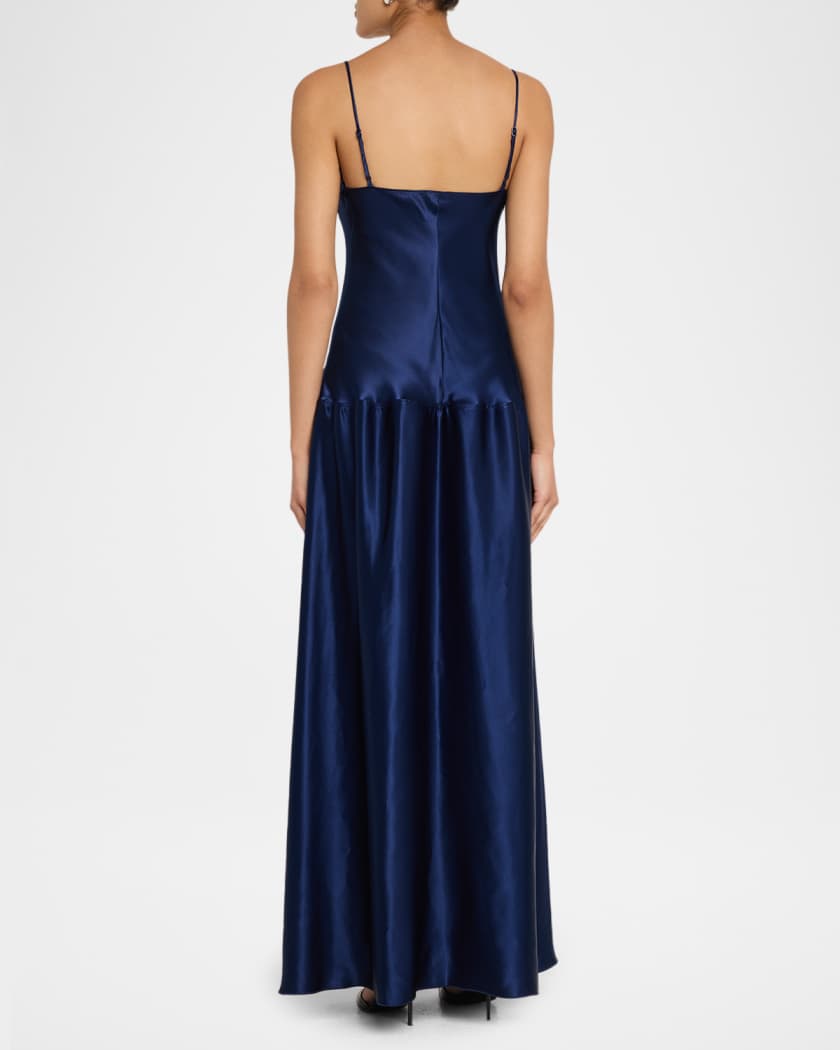 FForme Layla Bias Cut Fit-&-Flare Maxi Dress | Neiman Marcus