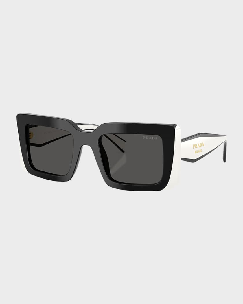 Prada PR D01SF 53MM Rectangular Sunglasses | Neiman Marcus