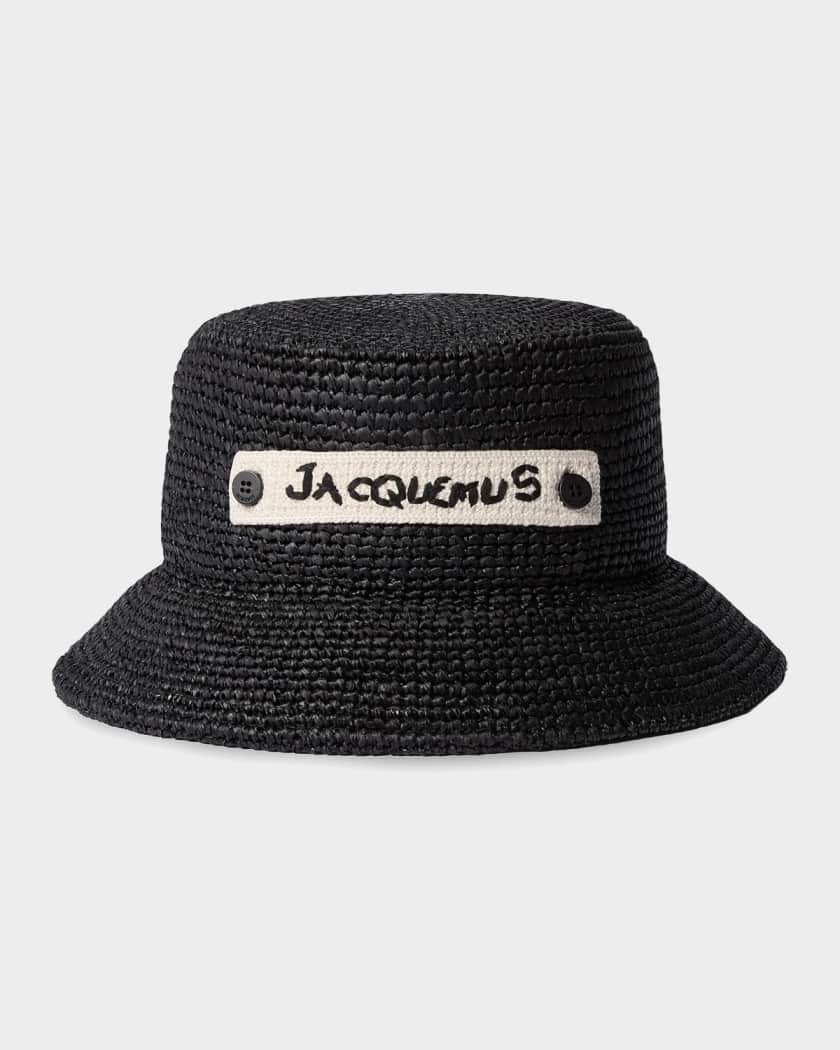 tie28mjacquemus Le bob Ficiu バケットハット Jacquemus Men's The Plage Bucket Hat | Neiman Marcus