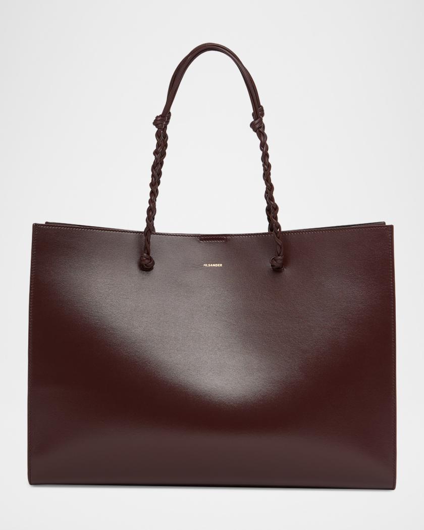 JIL SANDER LACE SHOPPER lether Tote Bag Jil sander leather tote