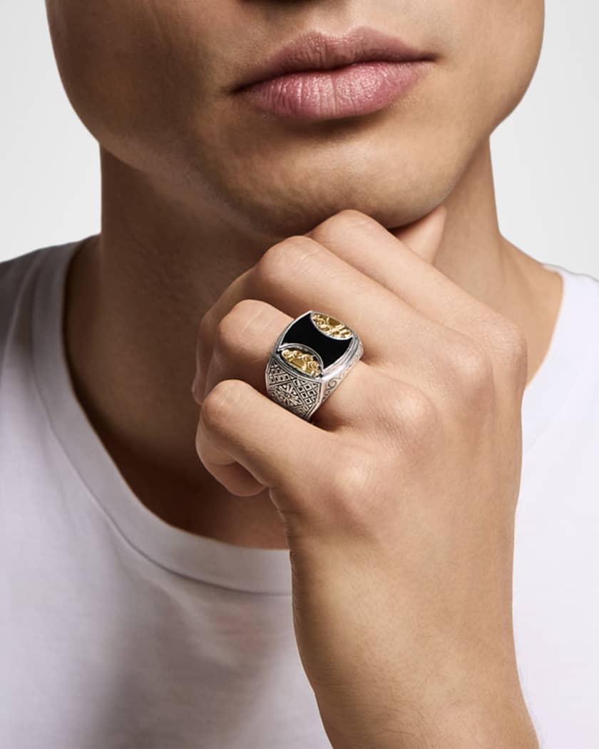 C*a様 CALMAN THOLOGY / STYLE. 8_012 RING Konstantino Calma Onyx Ring | Neiman Marcus