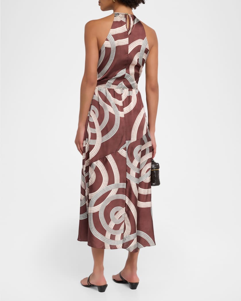 brown swirl print dress Thats So Fetch | Everleigh Dress | Brown Swirl Print