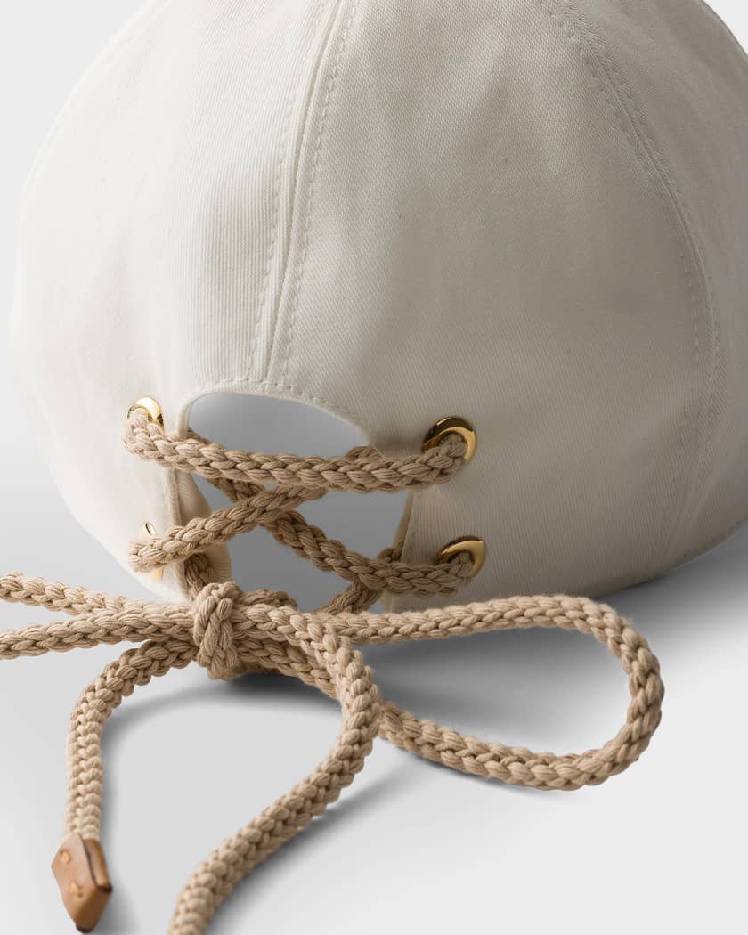 帽子 PRADAMAN Prada Satin Baseball Cap | Neiman Marcus
