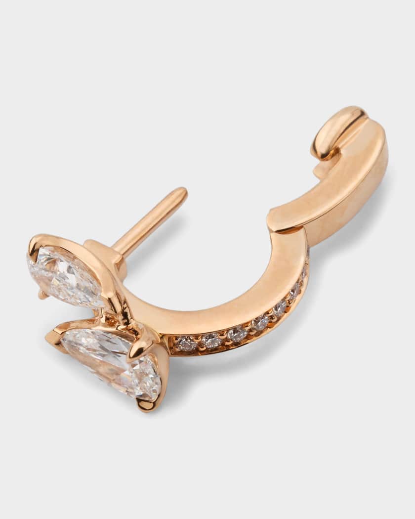 Repossi Serti Sur Vide 18K Rose Gold & 0.58 TCW Diamond Single