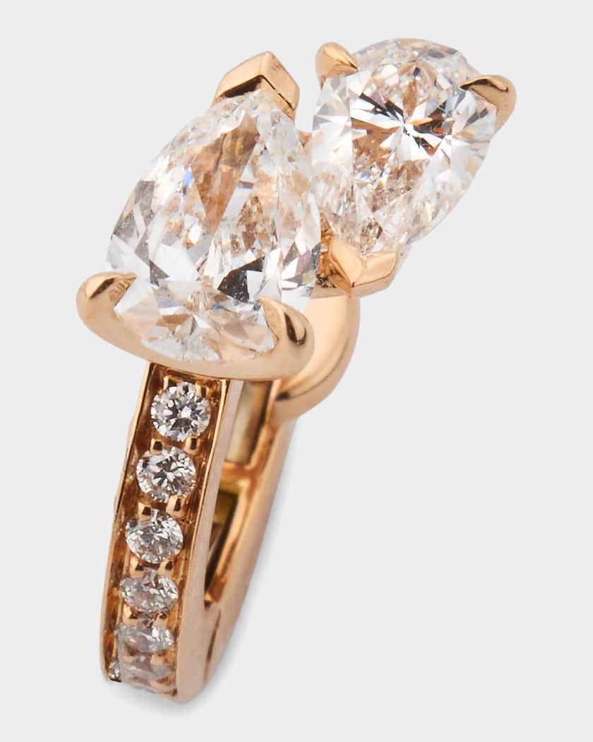 Repossi Serti Sur Vide 18K Rose Gold & 0.58 TCW Diamond Single