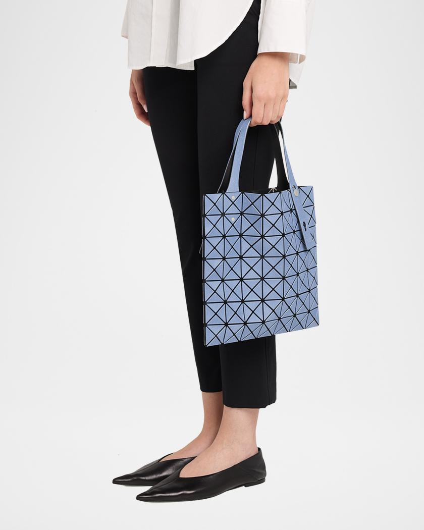 BAO BAO ISSEY MIYAKE Prism Denim Geometric Tote Bag | Neiman Marcus