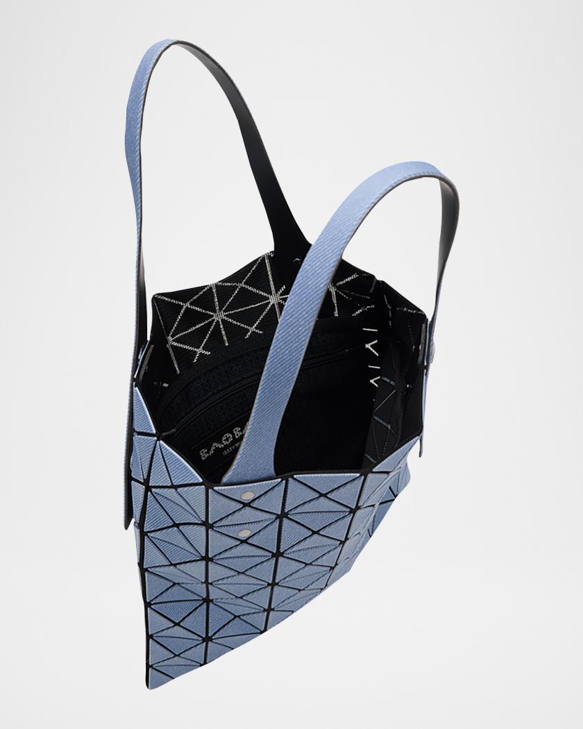 BAO BAO ISSEY MIYAKE Prism Denim Geometric Tote Bag | Neiman Marcus
