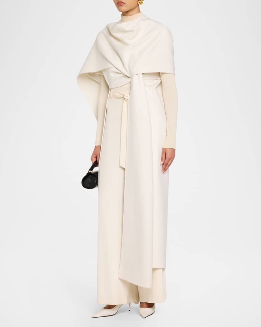 Balenciaga Cashmere Scarf Coat | Neiman Marcus