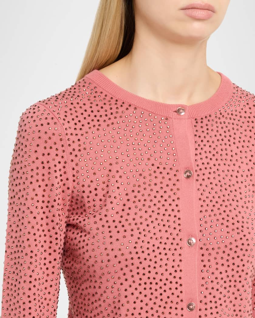 ALICE + OLIVIA Carson Embellished Cardigan | Neiman Marcus