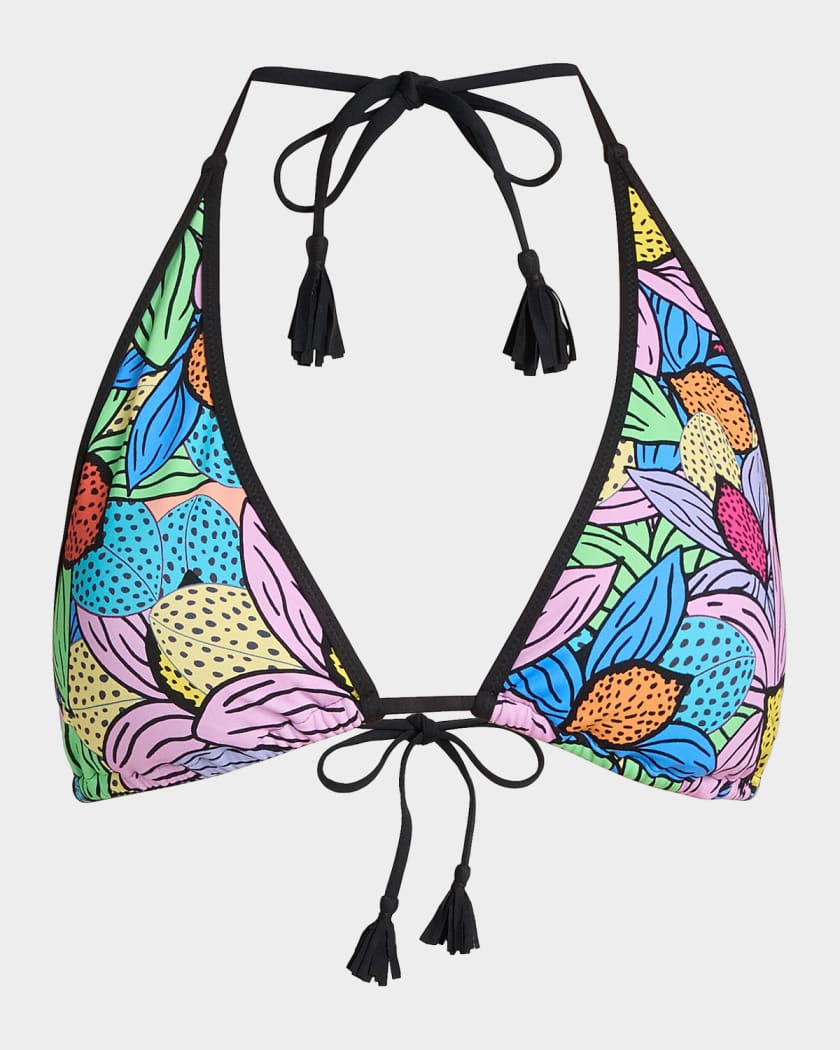 Johnny Was Johnny Was x Ashley Percival Zephra Halter Bikini Top