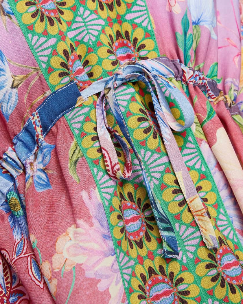 Johnny Was Lilliana Gradient Floral Caftan | Neiman Marcus
