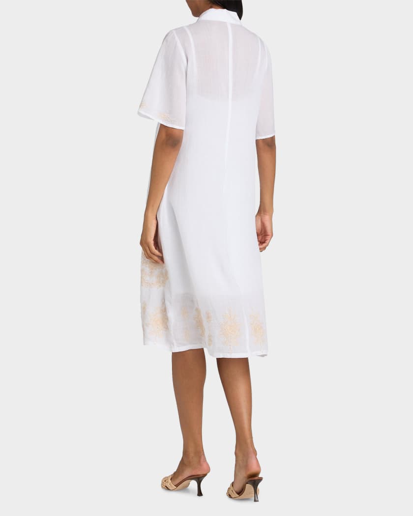 embroidered star dress Andrea & Leo Couture A1459 A-Line Embroidered Gown 6 / Nude (RosyBrown) main image 0