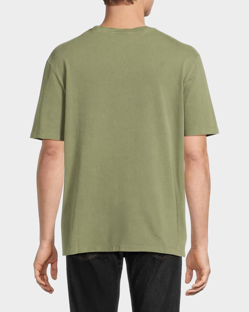 Balmain Logo-Embroidered Cotton T-Shirt | Neiman Marcus