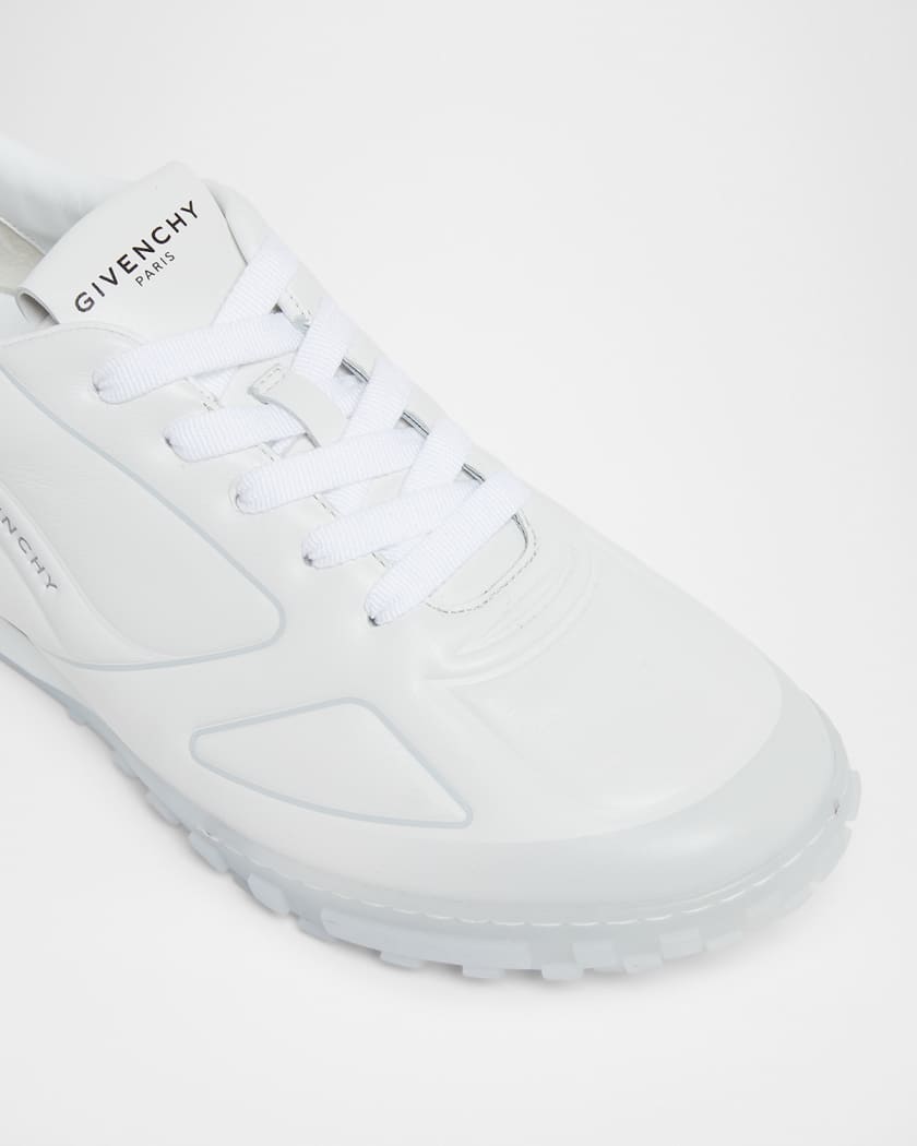 Givenchy Men's New Glide Leather Low-Top Sneakers | Neiman Marcus
