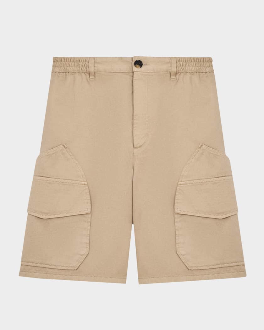 Loewe x Paula's Ibiza Men's Washed Cotton Cargo Shorts | Neiman Marcus