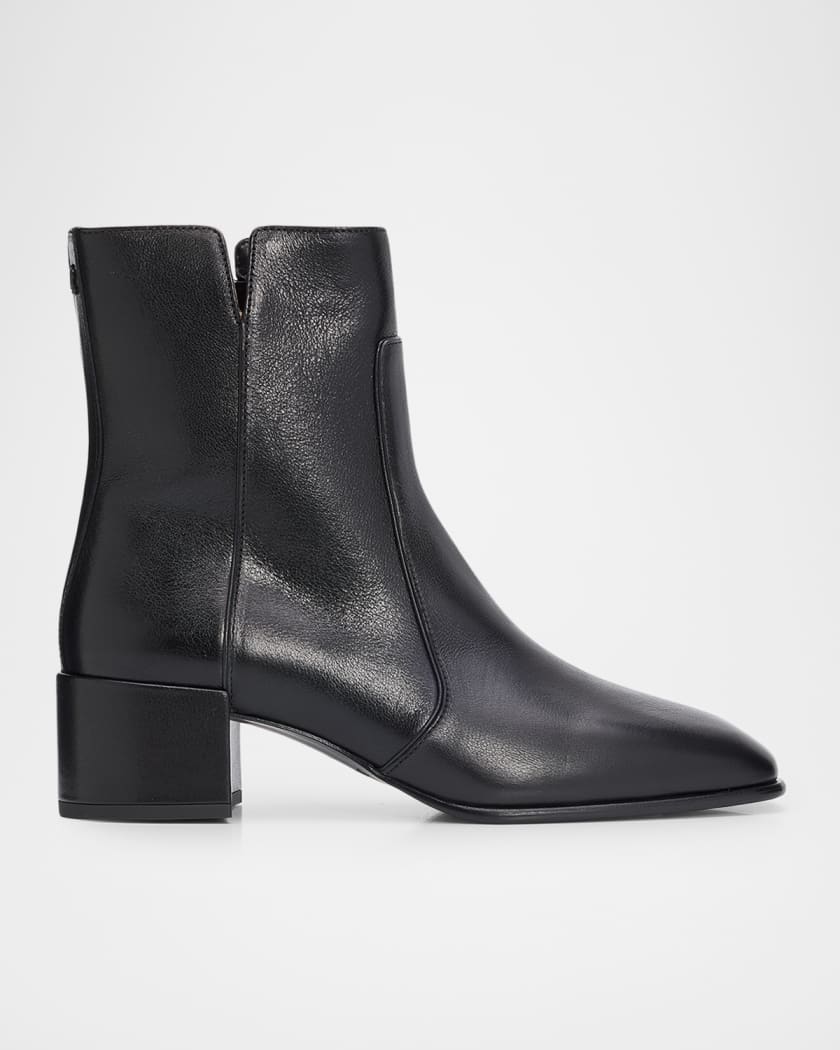 Jimmy Choo 45mm Eliot Vintage Leather Ankle Boots | Neiman Marcus