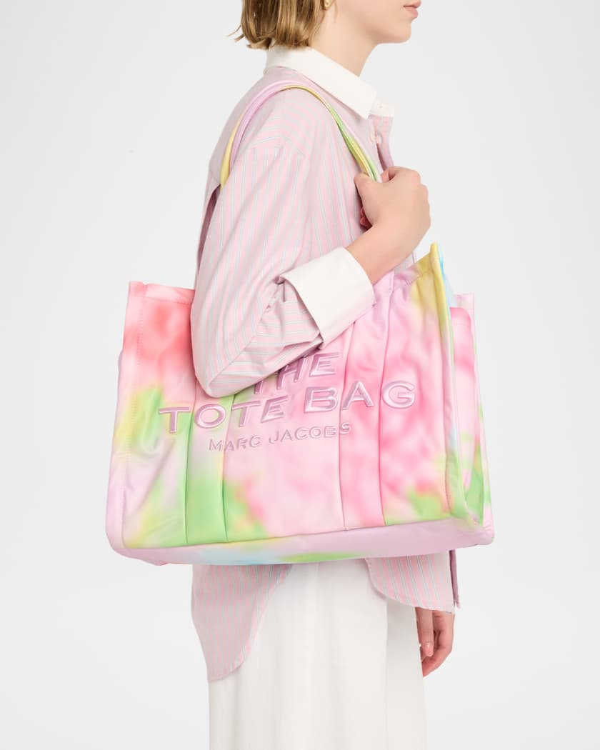 Marc Jacobs The Blurred Floral Large Puffy Nylon Tote Bag | Neiman