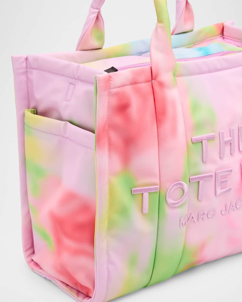 Marc Jacobs The Blurred Floral Large Puffy Nylon Tote Bag | Neiman