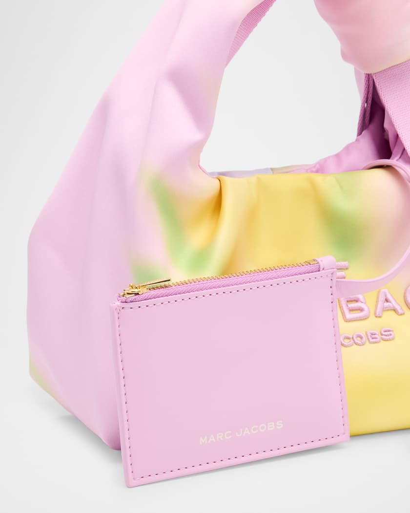 Marc Jacobs The Blurred Floral Satin Mini Bow Sack Bag | Neiman Marcus