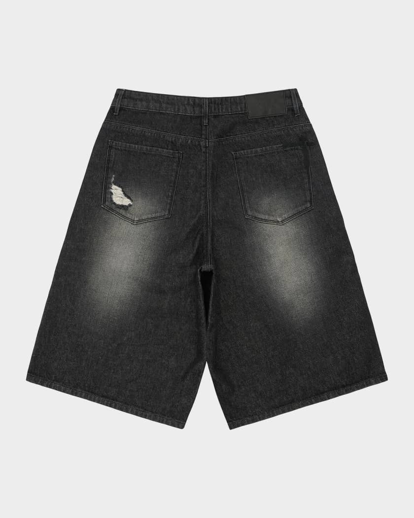 RTA Men's Chaparral Gustavo Oversized Denim Bermuda Shorts