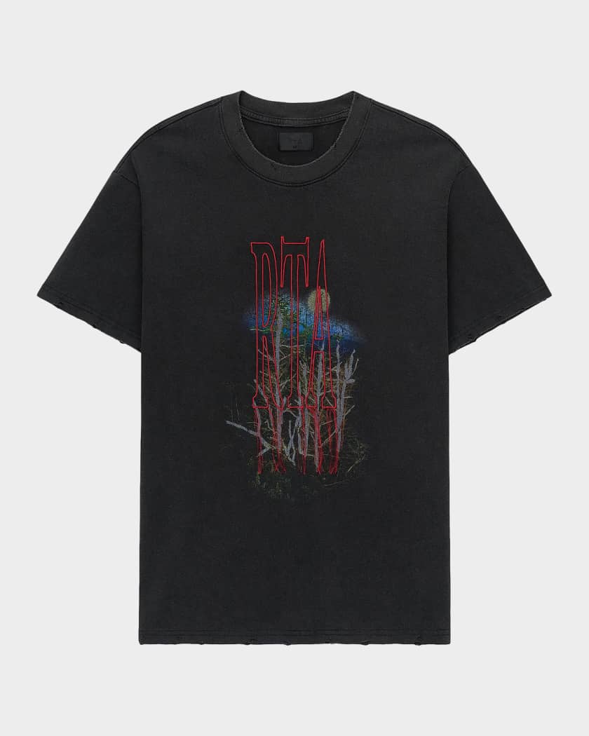 RTA Men's Colin Oversized Cotton Graphic Logo T-Shirt | Neiman Marcus