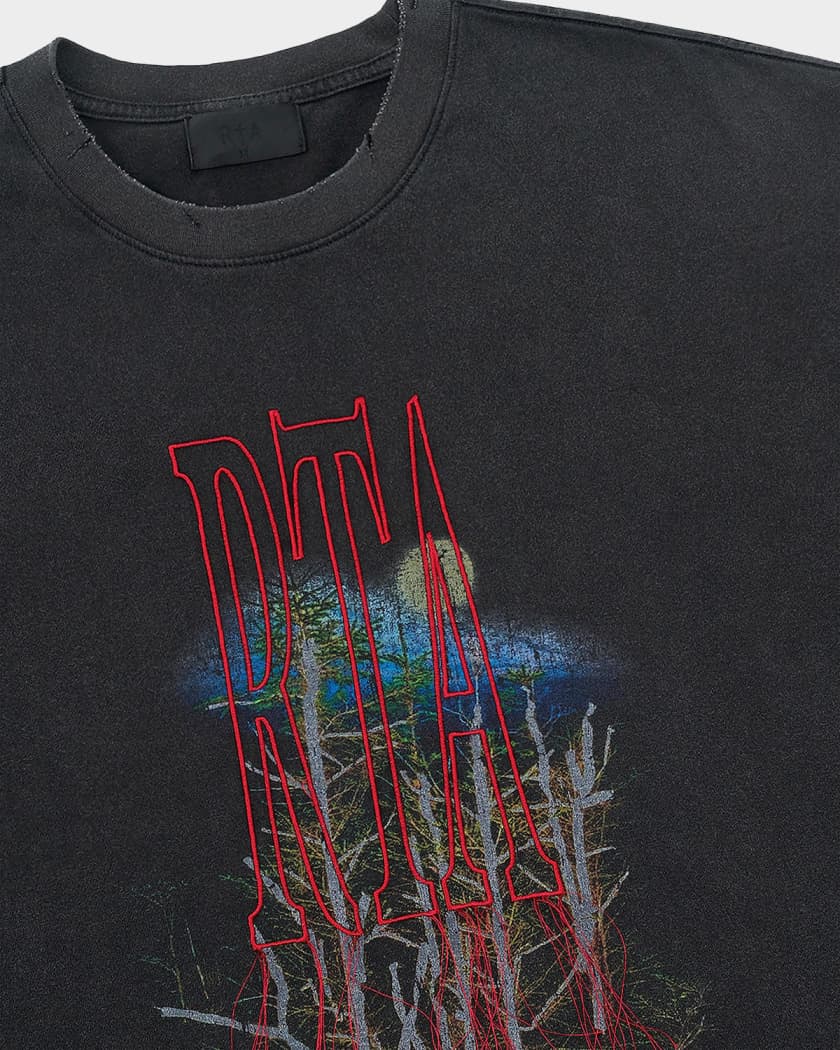RTA Men's Colin Oversized Cotton Graphic Logo T-Shirt | Neiman Marcus