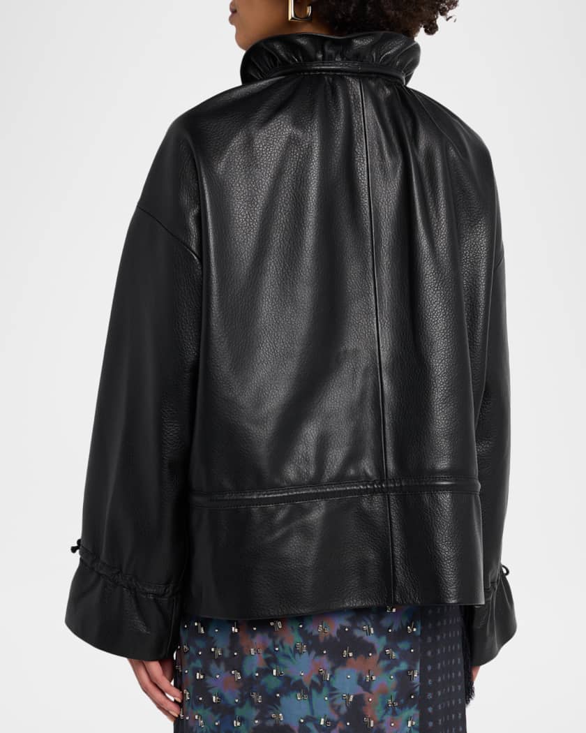 3.1 Phillip Lim Cinched Leather Jacket | Neiman Marcus