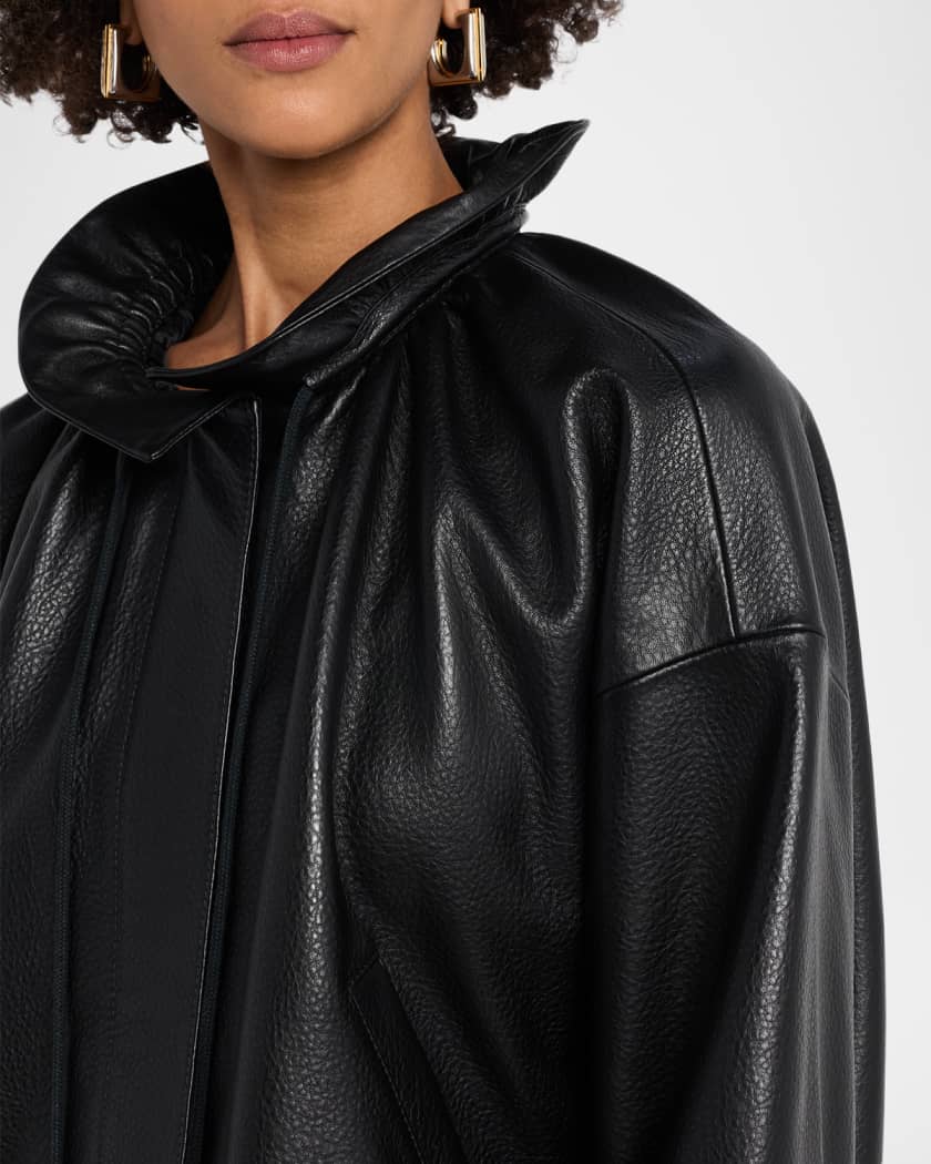 3.1 Phillip Lim Cinched Leather Jacket | Neiman Marcus