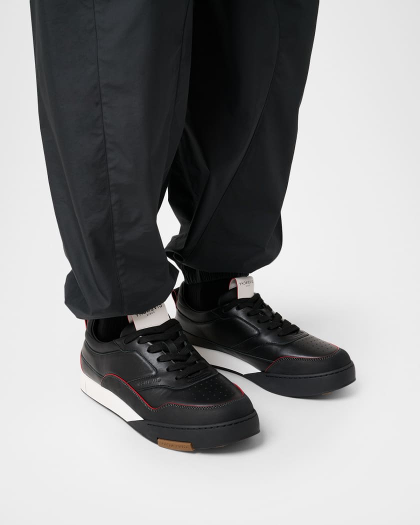 Givenchy Men's Yard Court Leather Low-Top Sneakers | Neiman Marcus