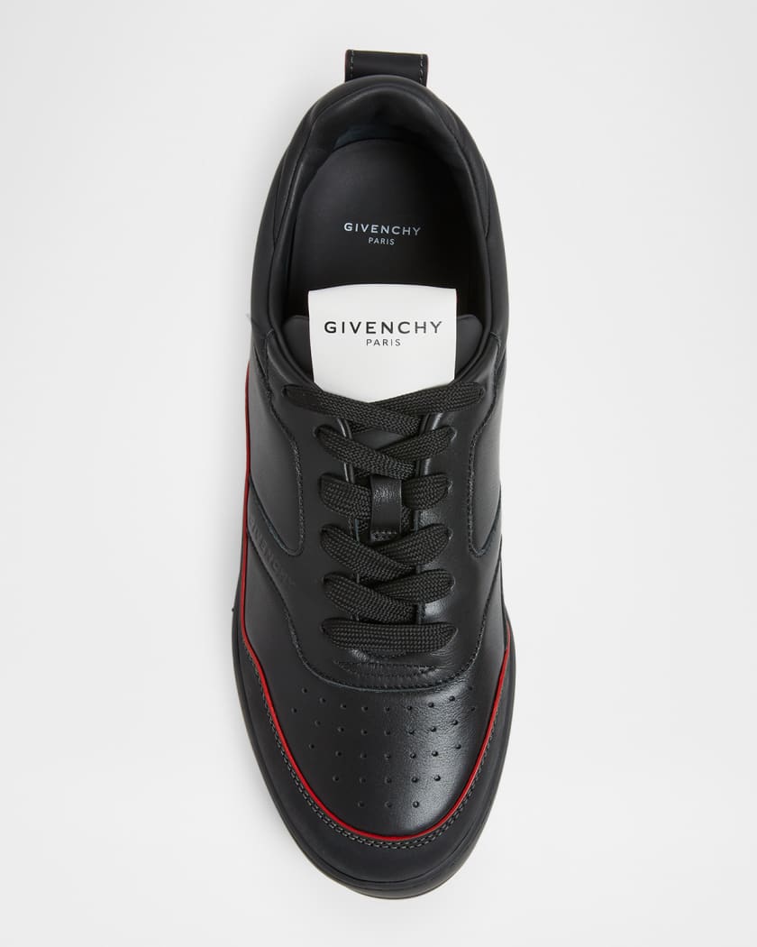 Givenchy Men's Yard Court Leather Low-Top Sneakers | Neiman Marcus