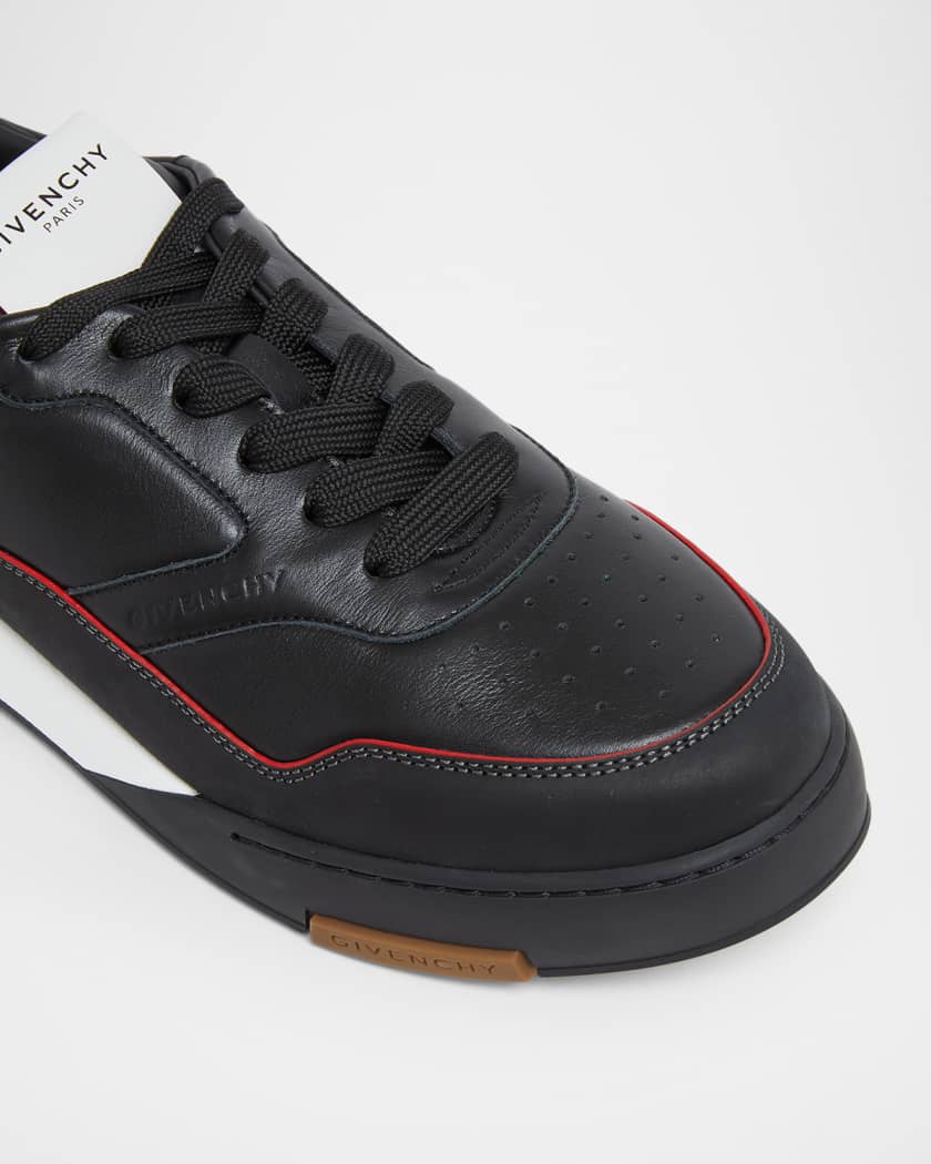Givenchy Men's Yard Court Leather Low-Top Sneakers | Neiman Marcus