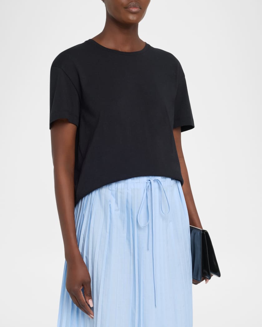 トップス 700FILL Embroidered Small Payment Logo T Toteme Classic Cotton T-Shirt | Neiman Marcus