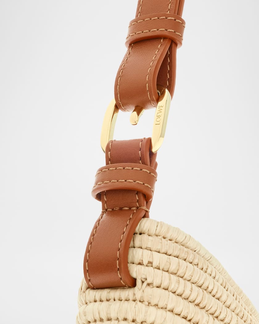 Loewe x Paula's Ibiza Swing Raffia Crossbody Bag | Neiman Marcus