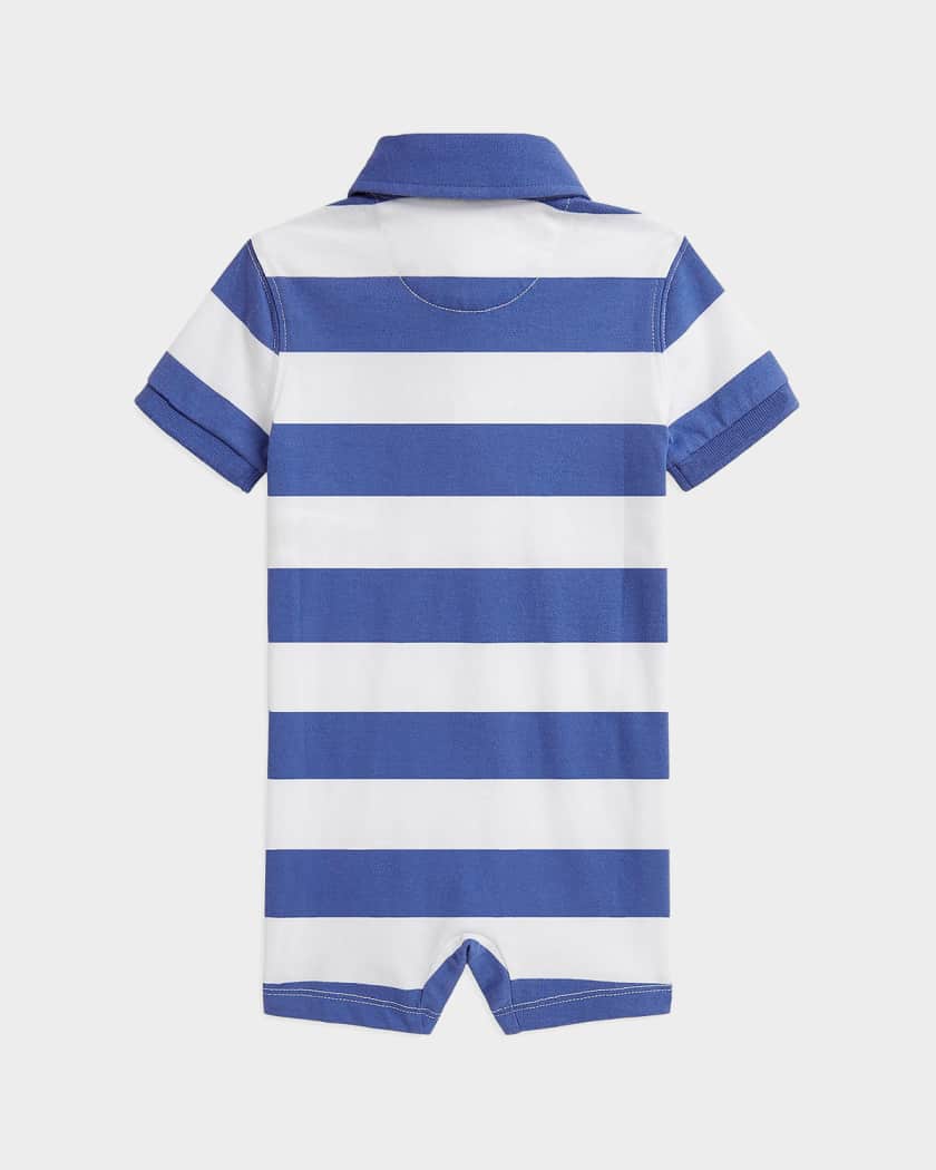 Ralph Lauren Baby Boy's Nautical Striped Cotton Rugby Shortall