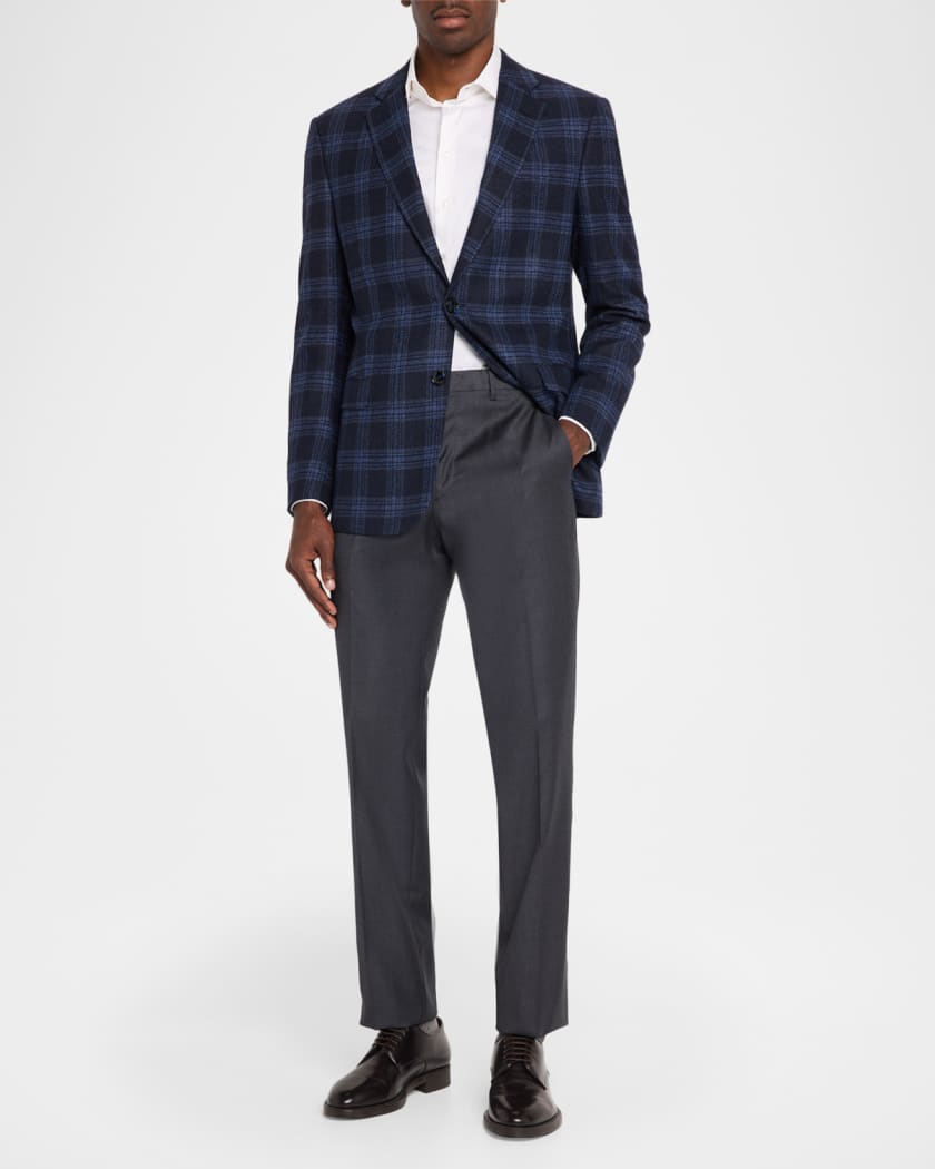 Giorgio Armani Men's Glen Plaid Single-Breasted Sport Coat